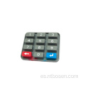 Teclado de silicona de matriz personalizado 3*4